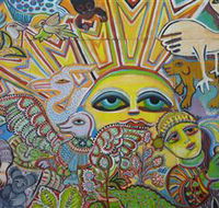 The Painting of Life by Mirka Mora - Surfers Gold Coast