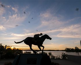 Black Caviar Statue - Surfers Gold Coast 0