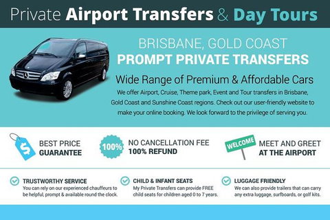 Brisbane Airport To Surfers Paradise- Private Airport Transfers - Surfers Gold Coast 1