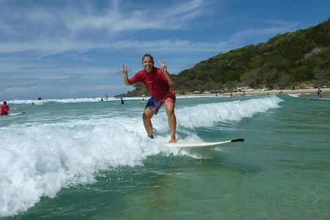 Rainbow Beach Surf School: 2 Hour Main Beach Surf Lesson - Surfers Gold Coast 0