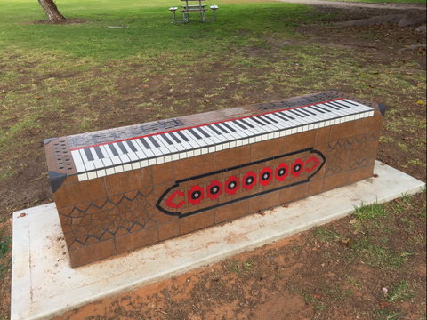 Piano Park Bench, Moonta - Surfers Gold Coast 0