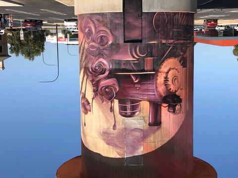 Kadina Water Tower Mural - Surfers Gold Coast 2
