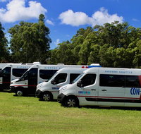 Brisbane Airport Departure Shuttle Transfer to Toowoomba transit stops - Surfers Gold Coast
