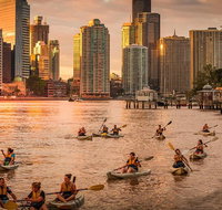 Brisbane City Twilight Kayaking with Wine and Grazing Board - Surfers Gold Coast
