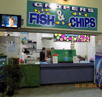 Gropers fish n chips - Surfers Gold Coast