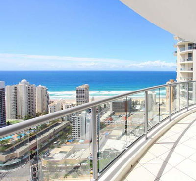 Beach Stay - Ocean & Riverview resort Chevron Renaissance central Surfers Paradise