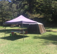 Basin Ku-ring-gai Campsite Set Up - Surfers Gold Coast