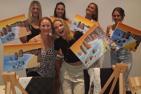 Friday Night 2 For 1 Paint And Sip Art Sessions - Surfers Gold Coast 1