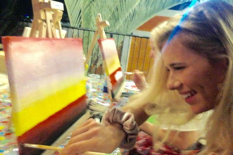 Friday Night 2 For 1 Paint And Sip Art Sessions - Surfers Gold Coast 2