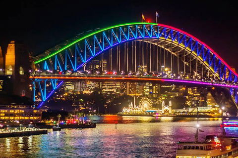 Vivid 90-Minute Sydney Harbour Intimate Catamaran Cruise With Canapes - Surfers Gold Coast 0
